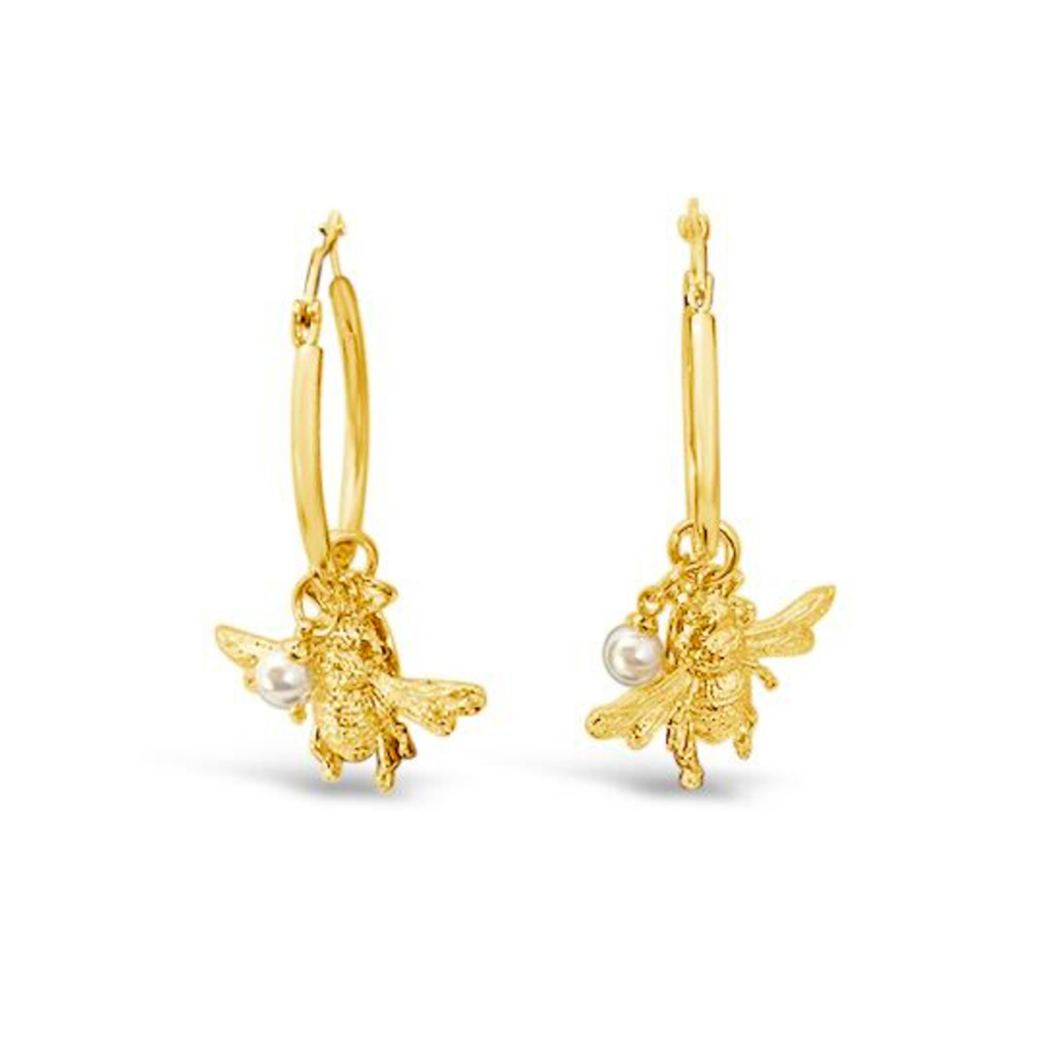 Fabuleux Vous Bee You Hoop Earrings | Gold